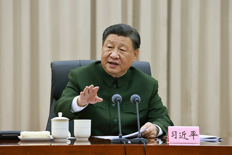 11月29日，中共中央總書記、國家主席、中央軍委主席習近平到武警海警總隊東海海區(qū)指揮部視察。這是習近平發(fā)表重要講話。